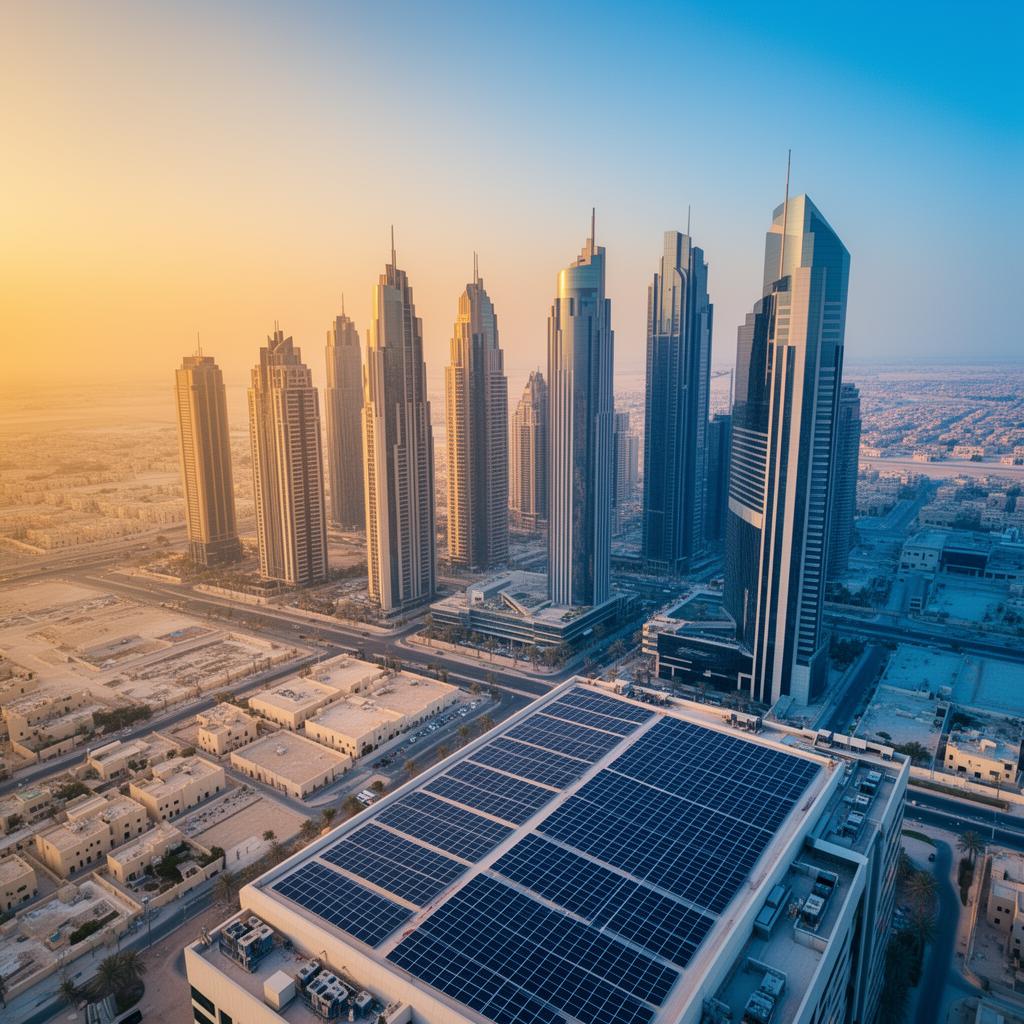 Middle East skyline representing UAE and Saudi Arabia operations